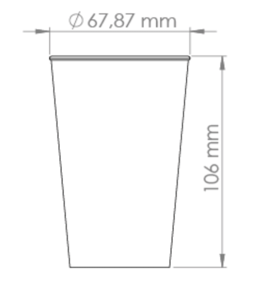 ECOCUPS 25 Cl PP (Reuse Line) - Paquet 100 unités