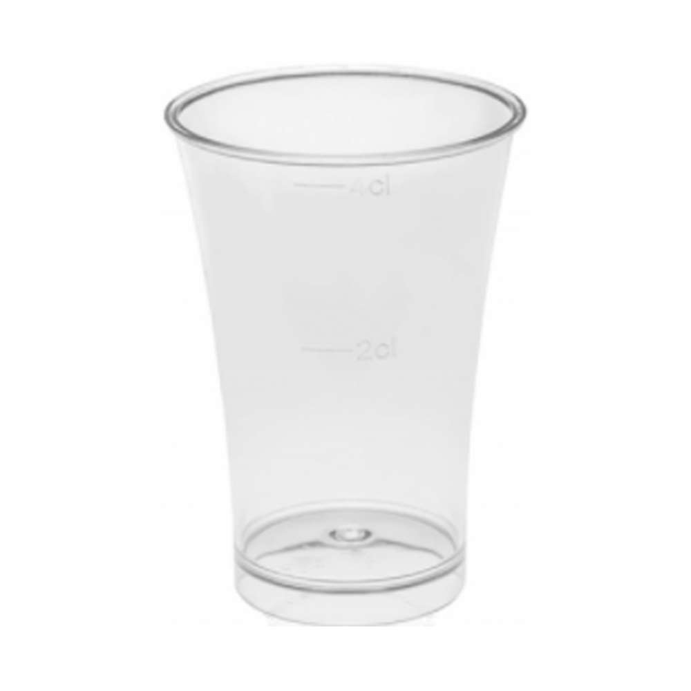 Plastic Cup SHOT AMERICA 40ml PS Without Lid - 100 units