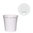 Vaso de Cartón Café 110ml (4Oz) Blanco c/ Tapa “To Go” Blanca - Caja Completa 3000 unidades