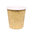 Vaso de Cartón Café 110ml (4Oz) Kraft c/ Tapa “To Go” Negra - Caja Completa 3000 unidades