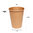 Vaso Cartón 100% Kraft (12Oz) 360ml – Caja Completa 1000 unidades