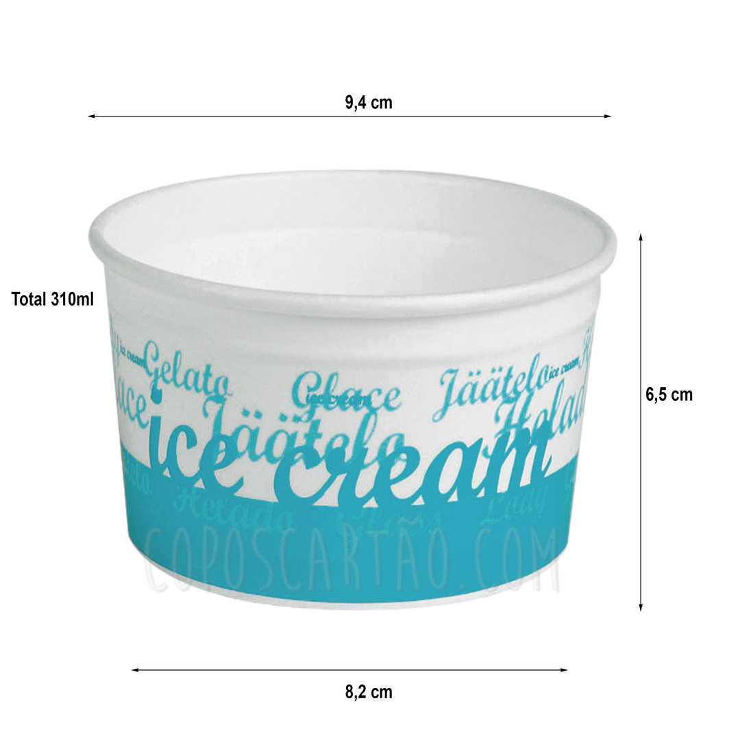 Taza de helado 310 ml