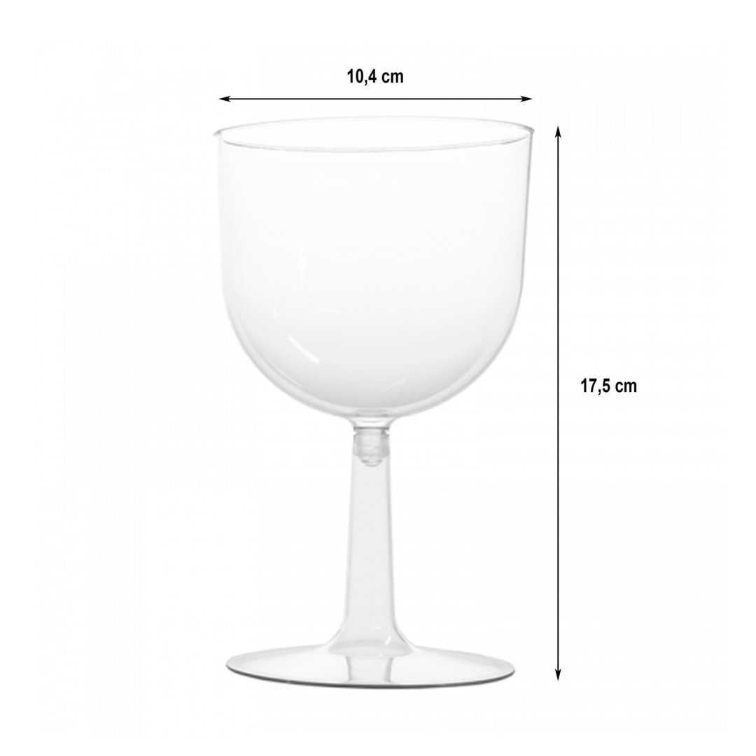 Verre GIN  (PP) (600ml) Boîte complète 48 unités