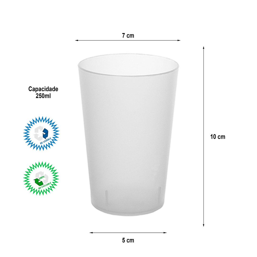Vaso Reutilizable Ecológico 20 CL PP