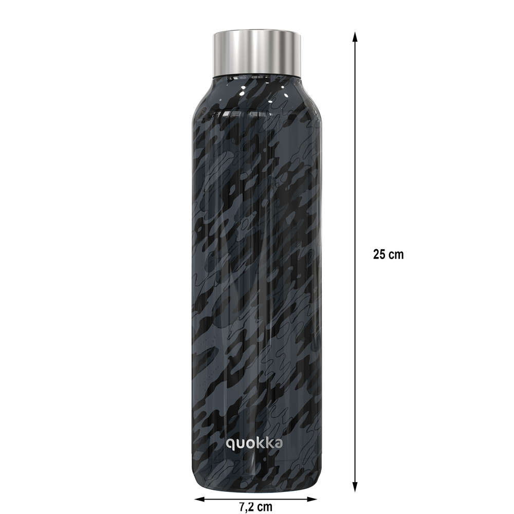 Botella de Acero Camuflaje Negro 630ml
