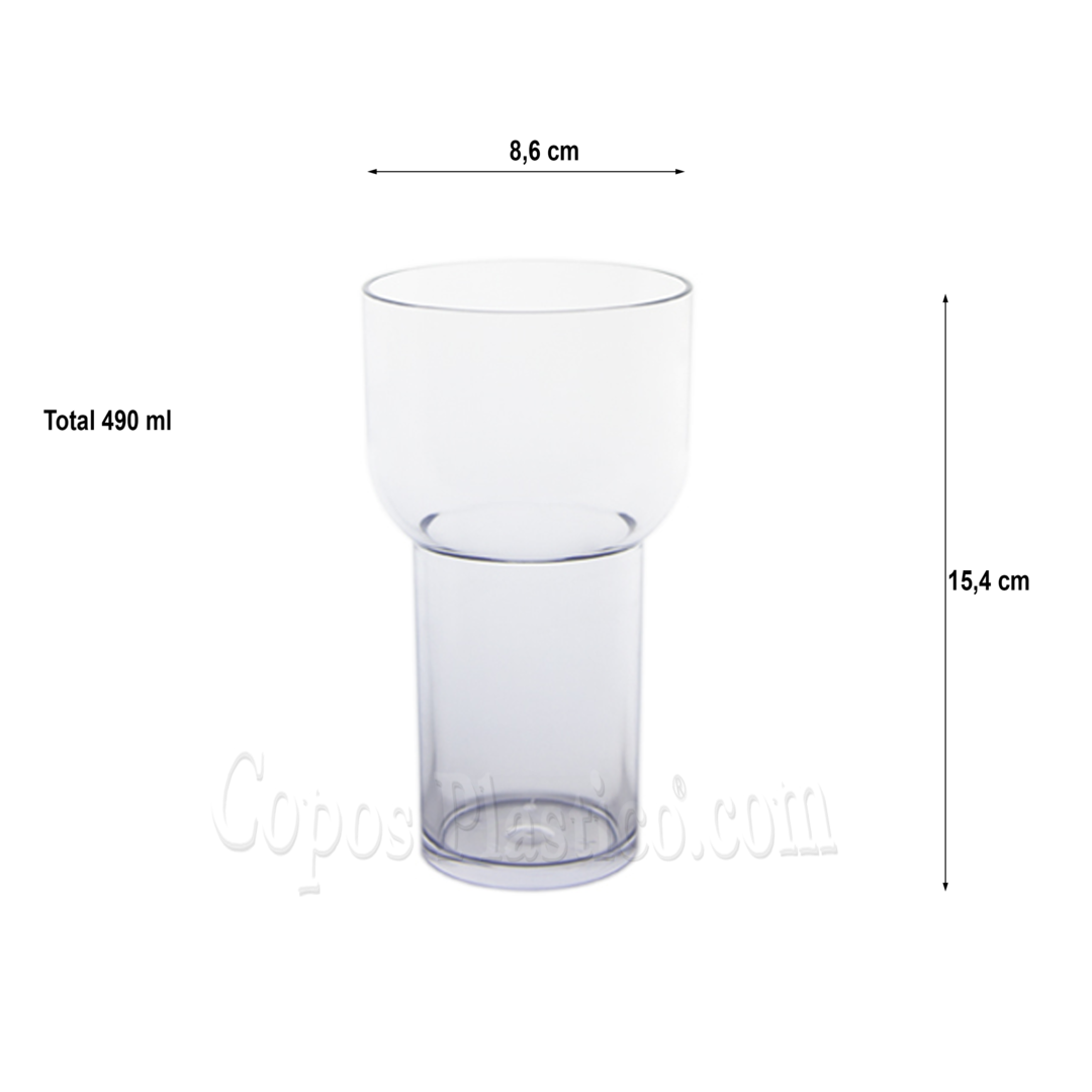 Vaso 490ml Policarbonato PC