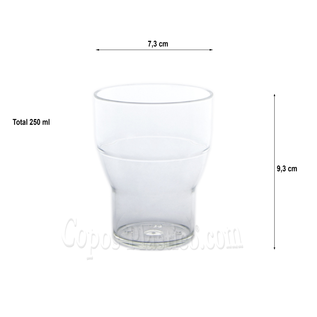 Vaso Cerveza 250ml Boreal Policarbonato PC