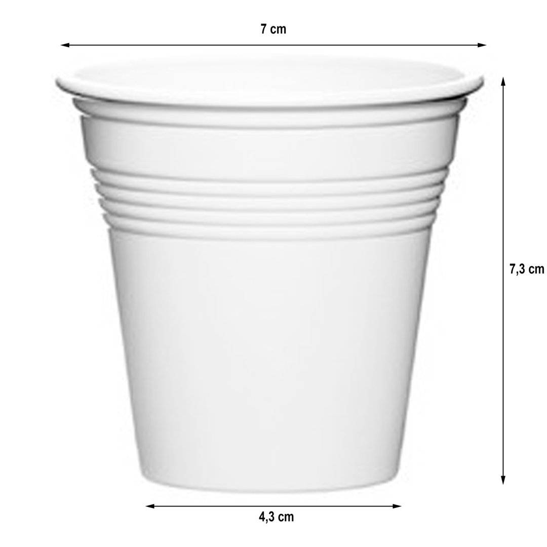 Vaso de Café Blanco 150cc Desechables