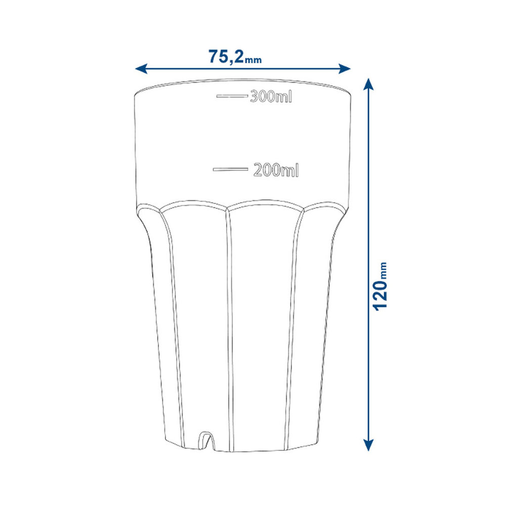 Vaso Irrompible THOR 310ml Policarbonato (PC)