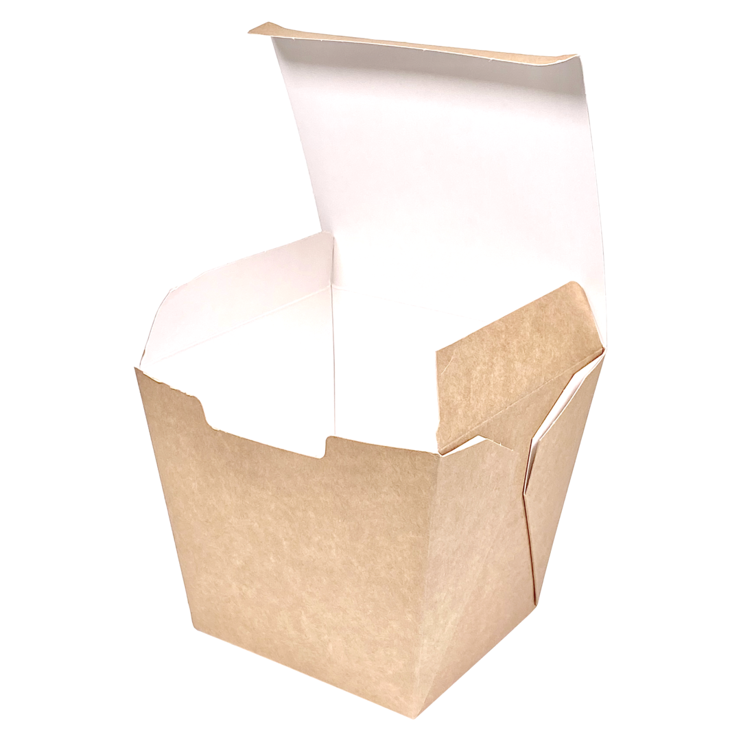 Caja De Comida Oriental Grande 950ml Kraft - Paquete 25 unidades