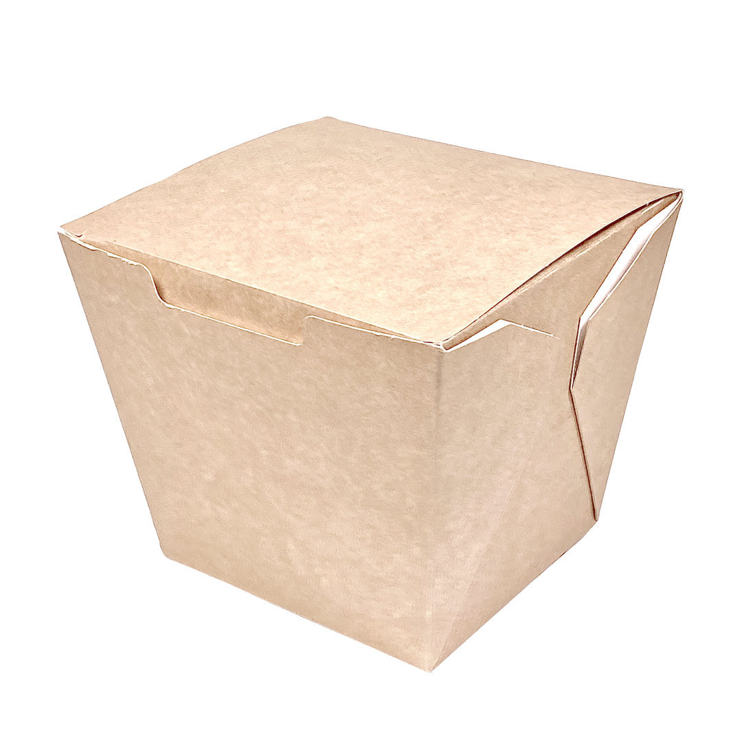 Caja De Comida Oriental Grande 950ml Kraft - Paquete 25 unidades