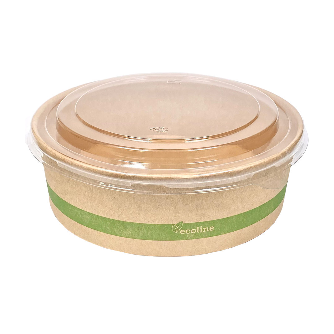 Ensaladeira con Tapa 1100ml - Paquete 25 unidades