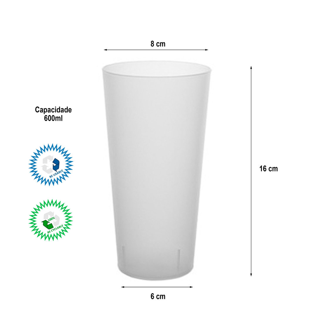 ECOCUPS 50 Cl PP - Pack 100 units