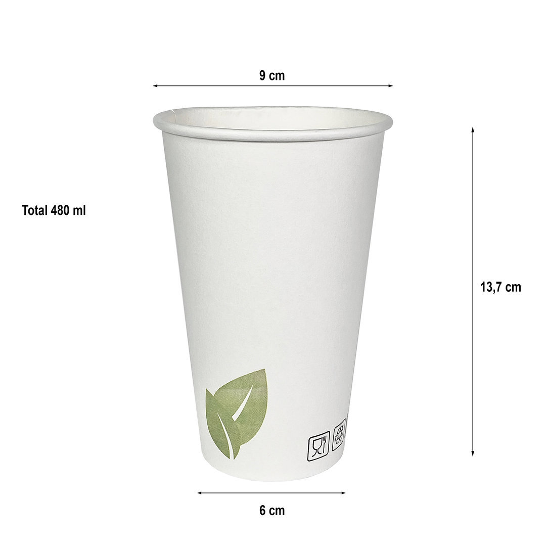 Vaso Cartón Eco 480ml (16Oz)