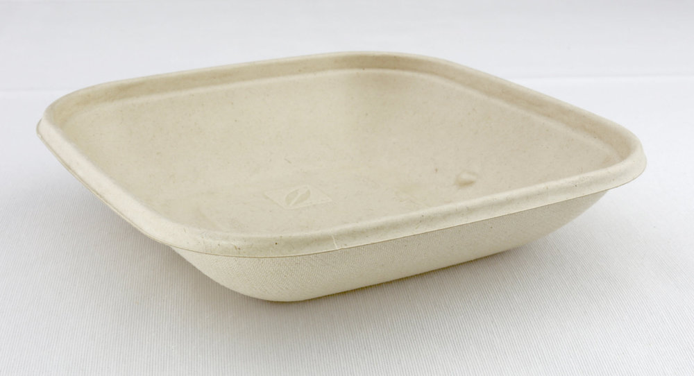 Bol cuadrada 500ml BIO 17x17x3cm