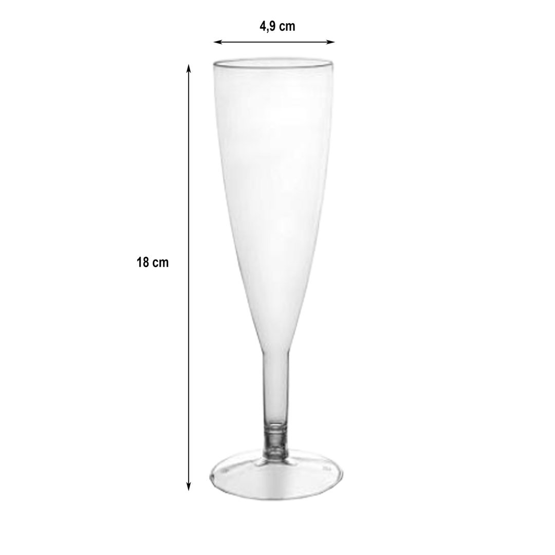 Vaso FLUTE CLÁSSICO 120ml.