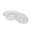 Plato de sopa / DESECHABLE 500 ml Transparente c/ Tapa- Paquete 100 unidades