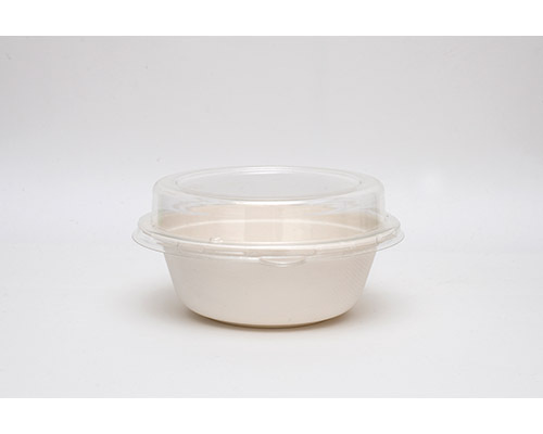 Bol Redonda Biodegradable Blanco Caña de Azúcar 500 ml