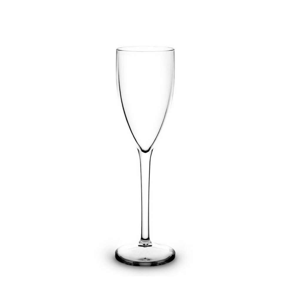 Vaso Cava / Champagne 120ml (PC) Transparente - Caja 6 Unidades