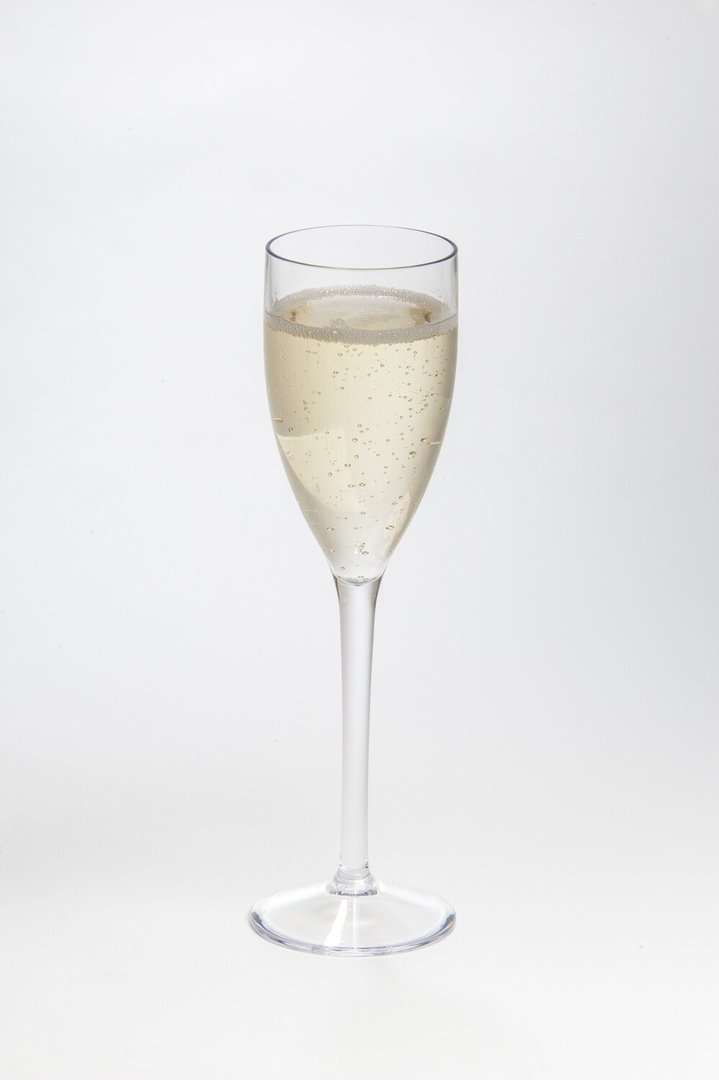 Vaso Cava / Champagne 120ml (PC) Transparente - Caja 6 Unidades