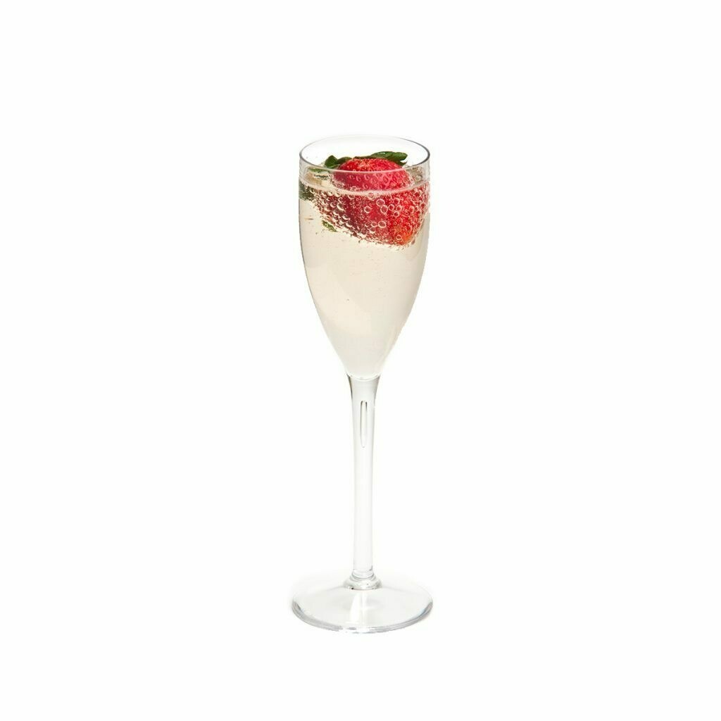 Vaso Cava / Champagne 120ml (PC) Transparente - Caja 6 Unidades