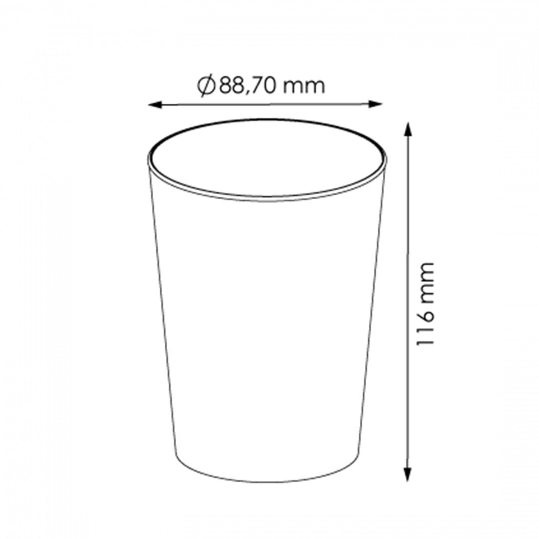 ECOCUPS 52 Cl (Reuse Line) PP - Pack 100 units