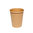 Vaso Cartón 100% Kraft (8Oz) 240ml c/ Tapa “To Go” Blanca - Paquete 50 unidades