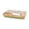 Caja / Ensaladera de cartón rectangular Kraft c/ tapa PET 2100ml - Caja completa 200 unidades