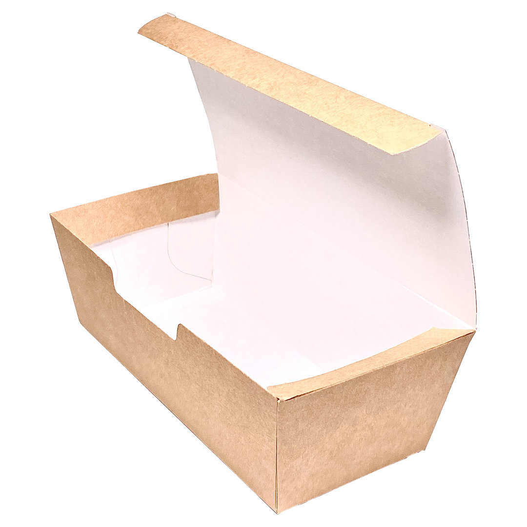 Caja Rectangular Take Away Kraft - Caja. 600Unidades