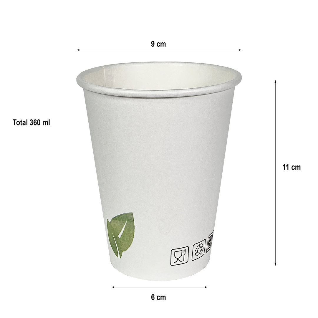 Hot Drinks Paper Cups 360ml (12Oz)