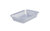 Rectangular aluminum packaging 980ml with cardboard cover - Pack 100 units