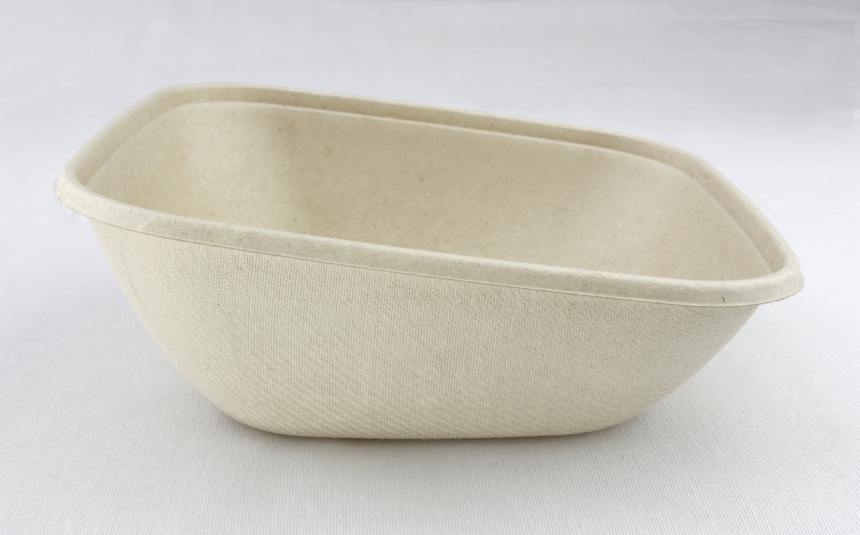 Bol cuadrada inclinada 750ml BIO 19x19x7cm sin tapa - caja 300 unidades