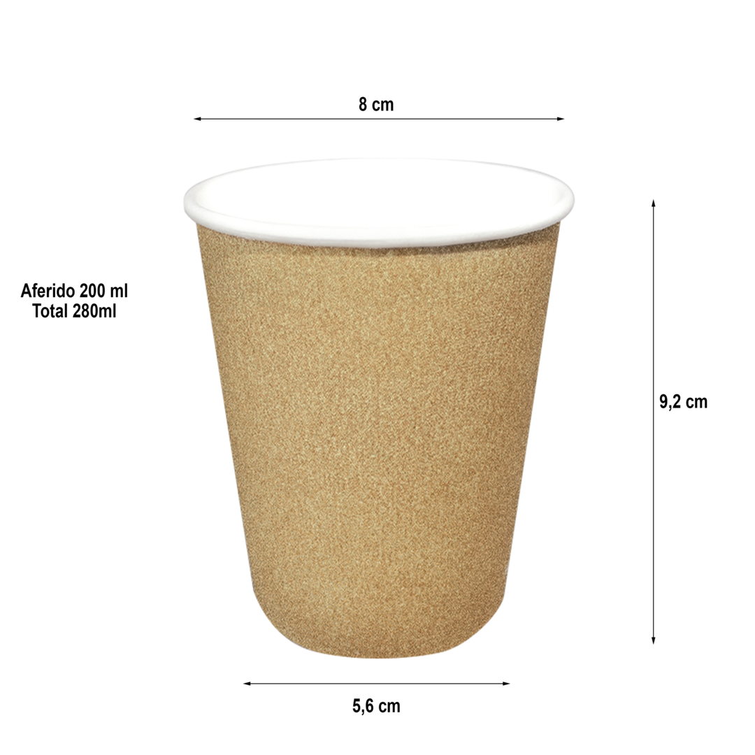 Vaso Cartón 280ml (9Oz)