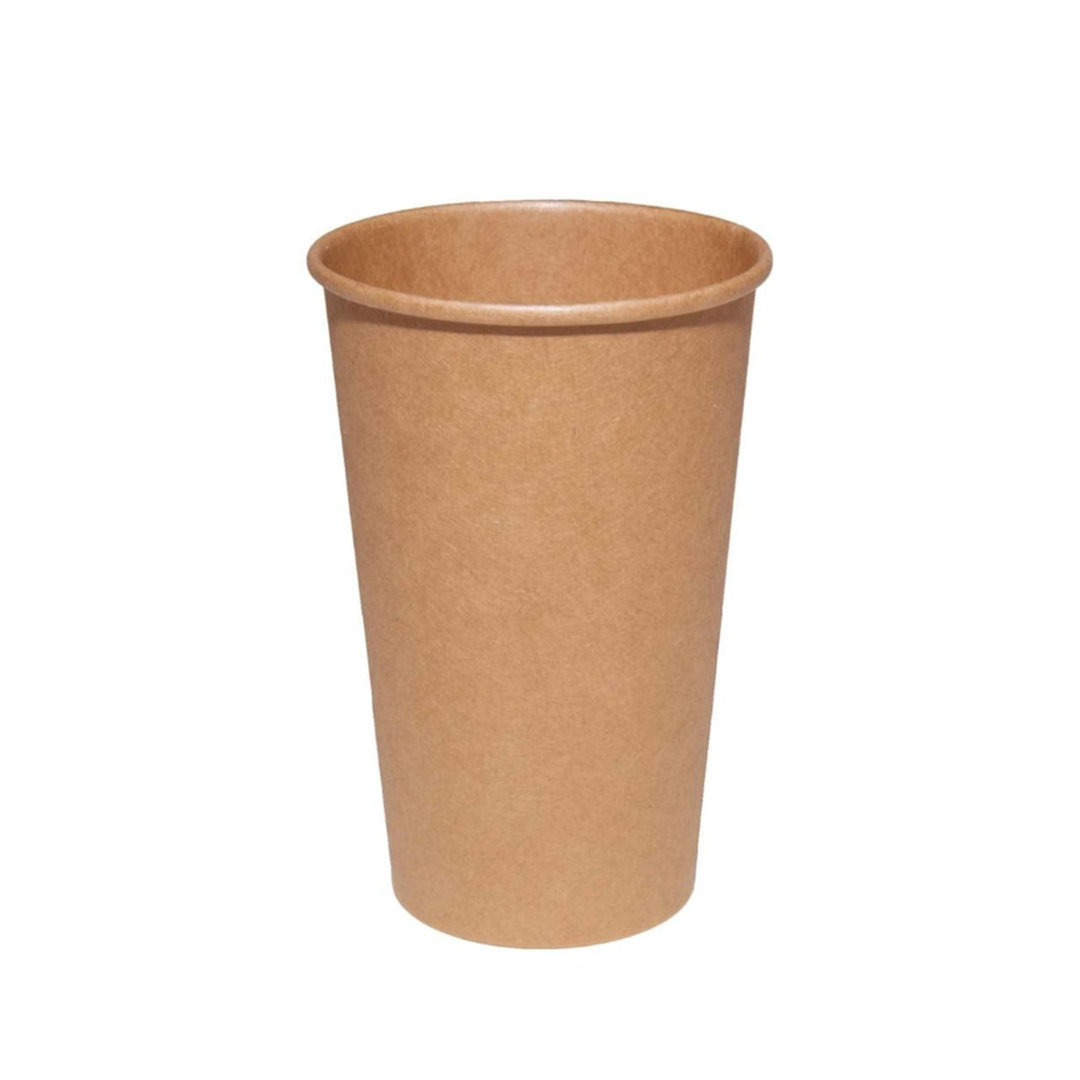 Vaso Cartón 100% Kraft (16Oz) 480ml - Caja 1000 Unidades