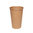 Paper Cup 100% Kraft (16Oz) 480ml w/ Black Lid “To Go”- Pack 50 units