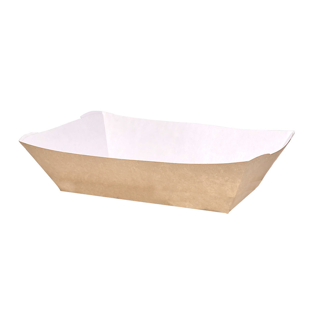 Big Kraft Platter / Tray 780ml - Box 450 units