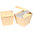 Caja De Comida Oriental Mediana 780ml Kraft- Paquete 25 unidades