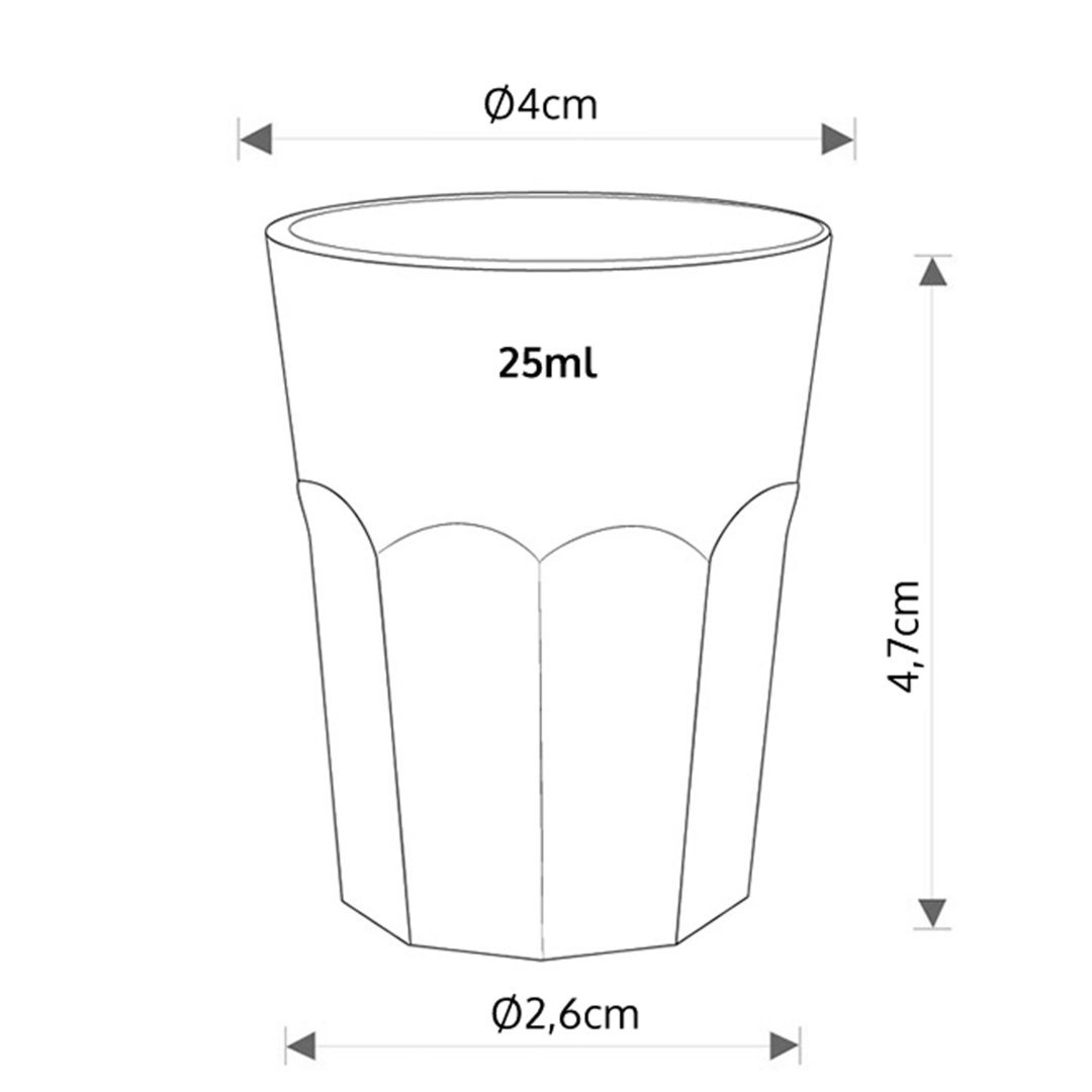 Vaso Shot Americanos 30ml
