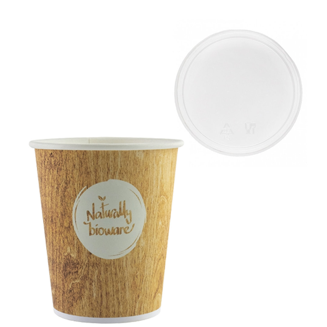 Hot Drinks Paper Cups BIOWARE 126ml (4Oz) box 2000 Uni