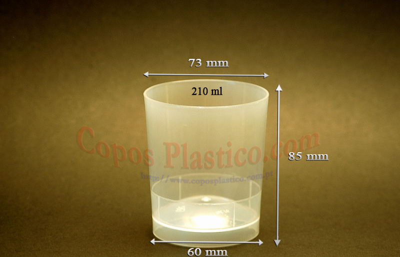 Cups CAIPIRINHA 210ml. PP - Emb.c/100  Units