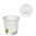 Gobelet Carton Boissons Chaudes 120ml (4Oz) avec couvercle Blanc ToGo - Paquet 50 unités