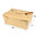 Caixa de Take Away Kraft 96OZ / 2880ml - Cx. completa 200 unidades
