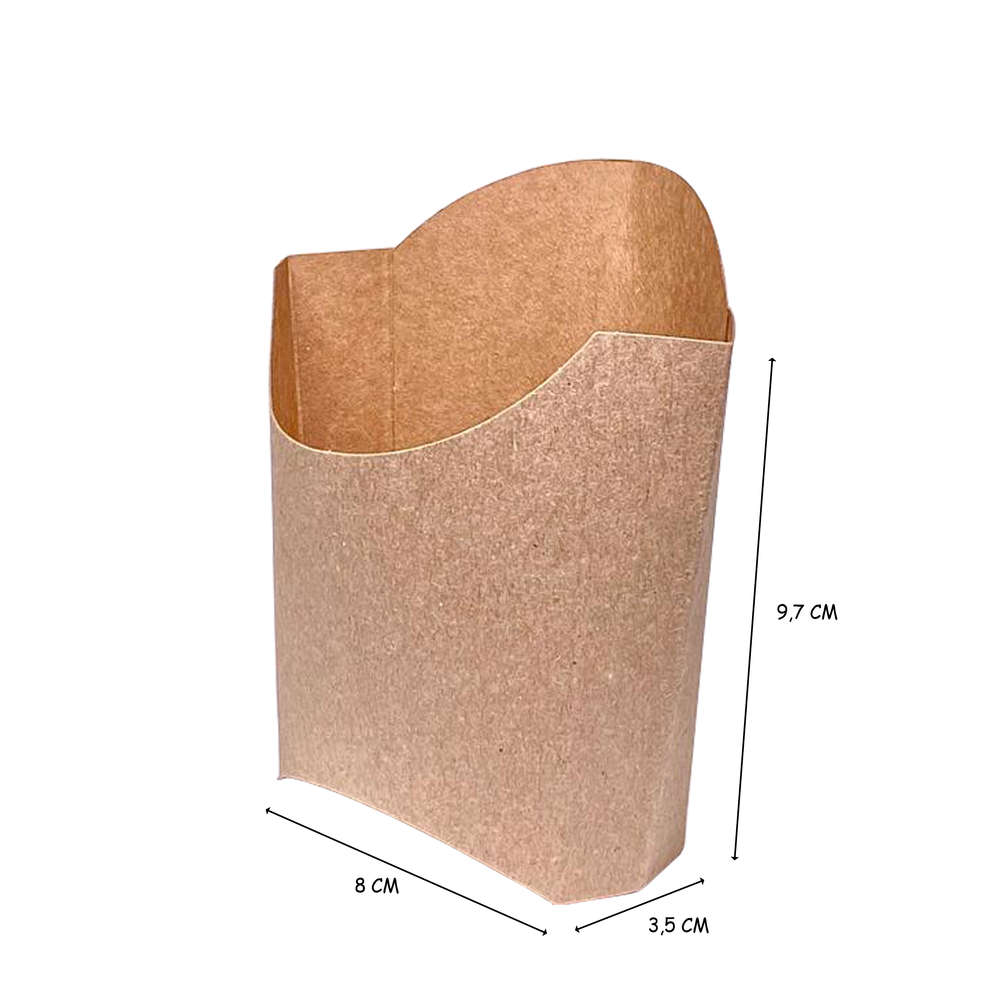 Caja de Patatas 100% Kraft Mediano - Caja completa 1000 unidades