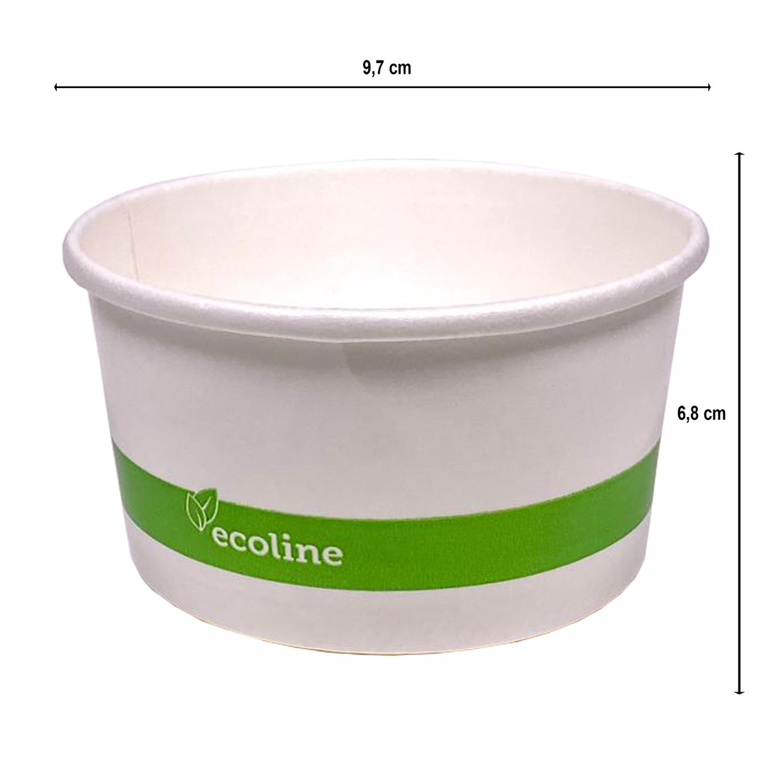 Paper Cup for White Ice Cream 360ml - Box of 1000 units