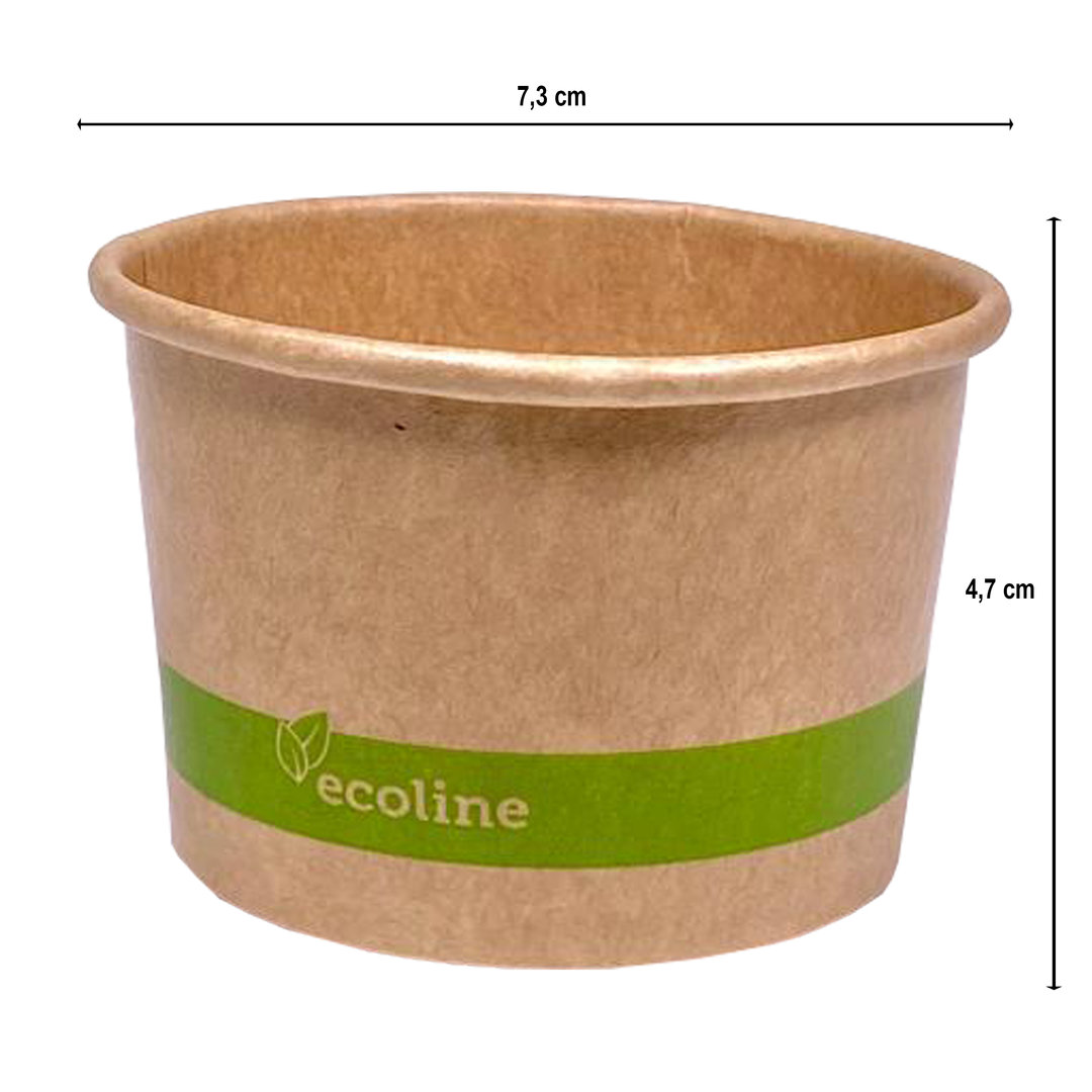 Paper Cup for Kraft Ice Cream 120ml - Box of 1000 units