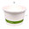 Vaso de Cartón para Helado Blanco 240ml con Tapa Cúpula - Caja Completa 1000 unidades