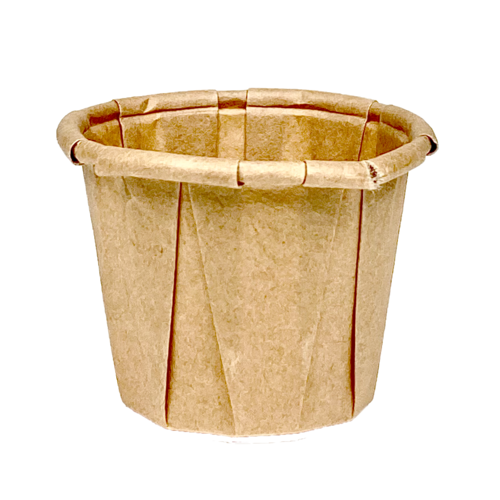 Platillo de Papel Kraft 0.75Oz - 22ml - Caja Completa 5000 Unidades