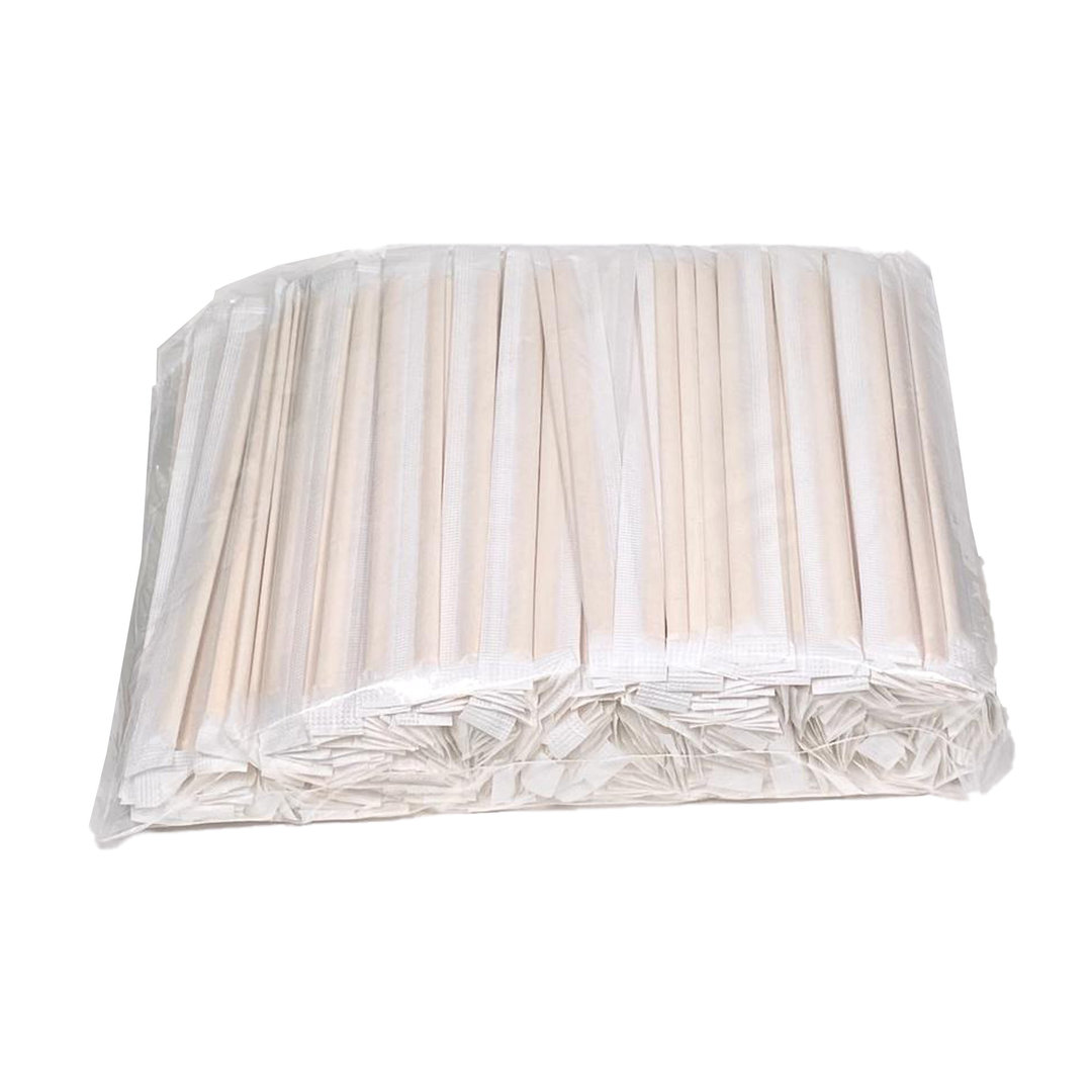 140mm Bamboo Coffee Stirrer Emb Individually - Pack 500 units