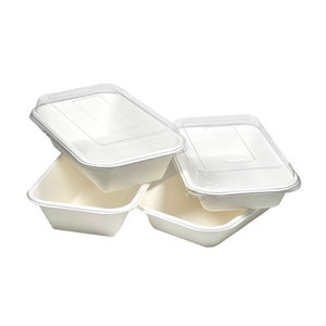 Ensaladera Bio Rectangular 720ml  - Pack 50 unidades