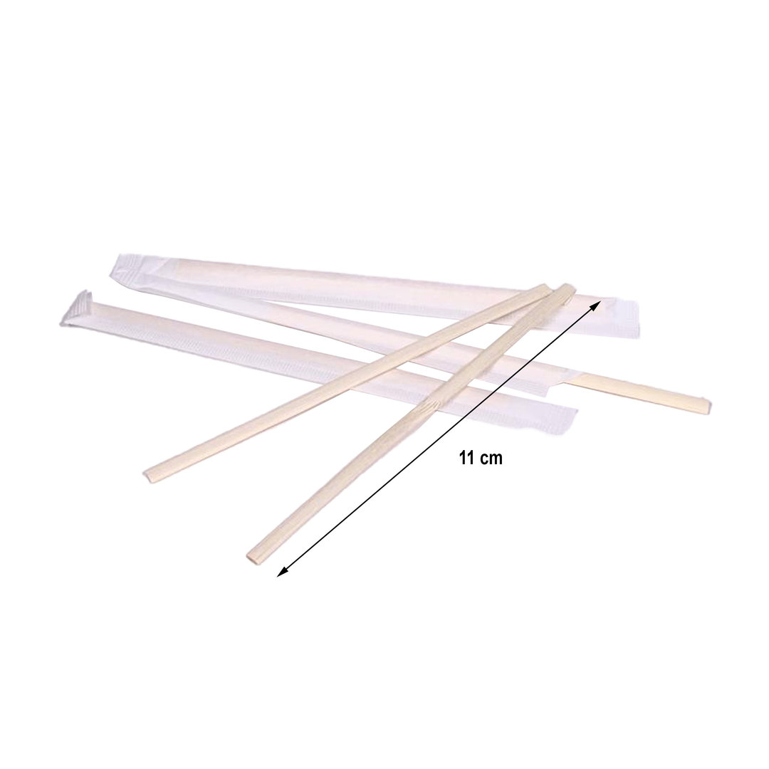 Agitador de Café de Bambú 110mm Emb individual - Pack 500 unidades